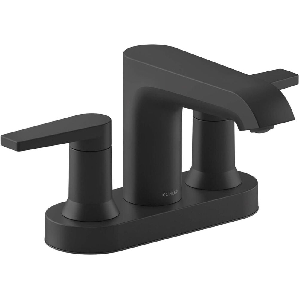 KOHLER 97094-4-BL Hint Centerset Faucet Matte Black‎